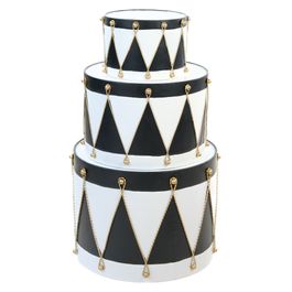 Tambor Decorativo Branco