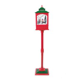Poste Decorativo Com Som E Led Colorido