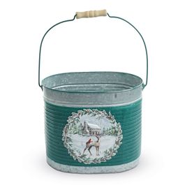 Cachepot Com Alca Verde