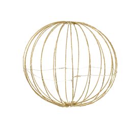 Enfeite Para Pendurar Bola Com Led Ouro