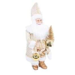 Papai Noel Decorativo Ouro