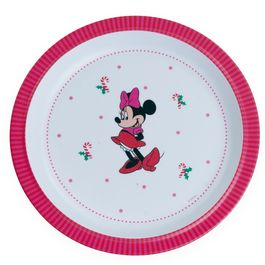 Prato Minnie Branco / Rosa