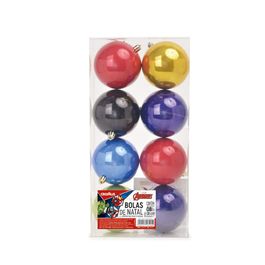 Enfeite Bola Perolada Colorido