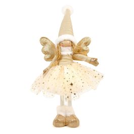 Anjo Decorativo Com Led Ouro