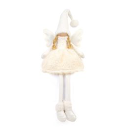 Anjo Decorativo Com Led Branco