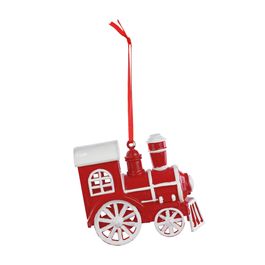 Enfeite Para Pendurar Trem Vermelho