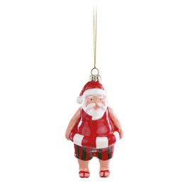 Enfeite Para Pendurar Papai Noel Vermelho