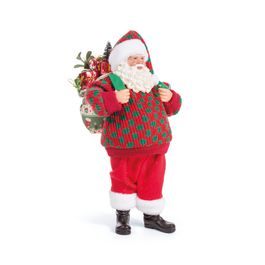 Papai Noel Decorativo Com Presentes Vermelho