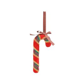 Enfeite Para Pendurar Candy Cane Vermelho / Verde