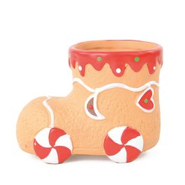 Vaso Bota Gingerbread Colorido