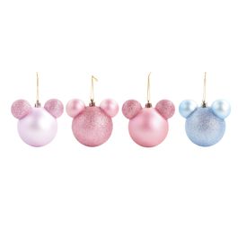 Enfeite Bola Mickey Rosa