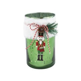 Porta Velas Soldado De Chumbo Vermelho