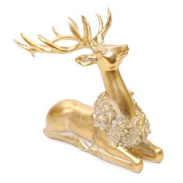 Rena Decorativa Resina Ouro