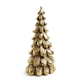 Pinheiro Decorativo Resina Ouro