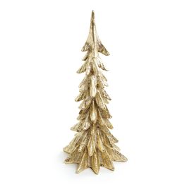 Arvore Decorativa Resina Ouro