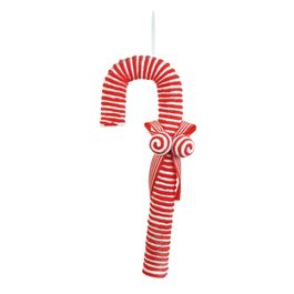 Enfeite Para Pendurar Candy Cane Vermelho