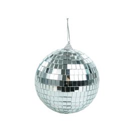 Enfeite Para Pendurar Bola Espelhada Prata