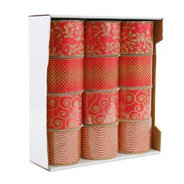 Fita Caixa Display Vermelho / Ouro