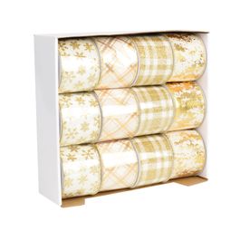 Fita Caixa Display Branco / Ouro