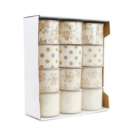 Fita Caixa Display Branco / Ouro