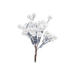 Pick Decorativo Folhas Branco