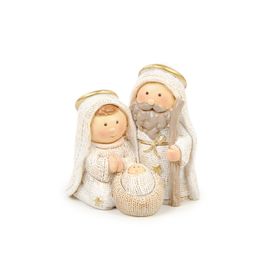 Sagrada Familia Em Resina Branco