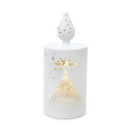 Vela Eletrônica Em Led Branco