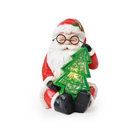 Papai Noel Decorativo Com Led Colorido