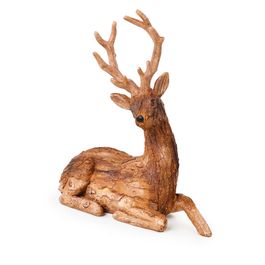 Rena Decorativa Deitada Marrom