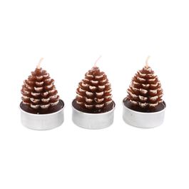 Vela Pinha 3D Marrom