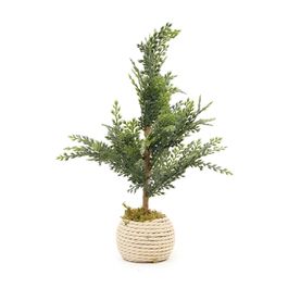 Mini Arvore De Natal Com Vaso