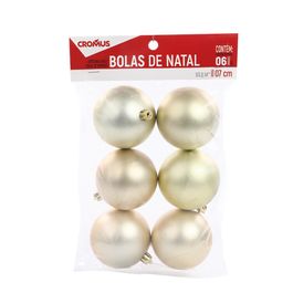 Bola De Enfeite Fosca Ouro