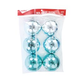 Bola De Enfeite Brilhante Azul