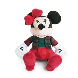 Pelucia Minnie Roupa Xadrez Colorido