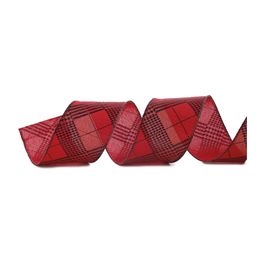 Fita Aramada Vermelho / Preto