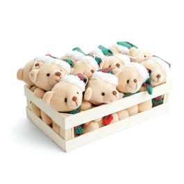 Mini Box Urso Vermelho / Verde