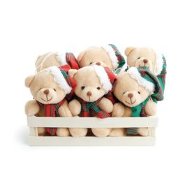 Mini Box Urso Vermelho / Verde