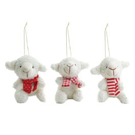 Mini Box Ovelha Branco / Vermelho
