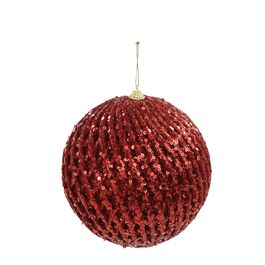 Bola De Enfeite Losango Vermelho
