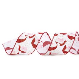 Fita Juta Cru / Vermelho