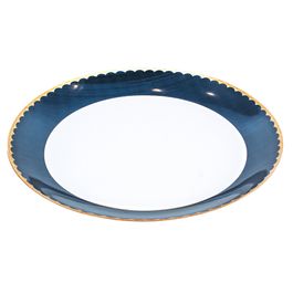 Prato Jantar Azul Escuro