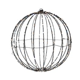 Bola Decorativa Com Led Preto