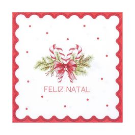 Guardanapo De Papel Natalino Branco