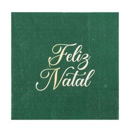 Guardanapo De Papel Natalino Verde