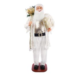 Papai Noel Decorativo Com Presentes Ouro
