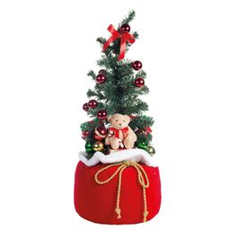 Mini Arvore De Natal Com Led Verde / Vermelho
