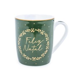 Caneca Natalina Verde Escuro