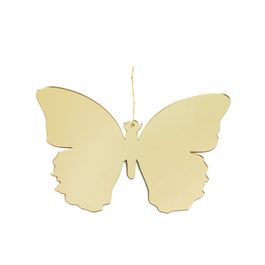 Pingente Acrílico Borboleta Ouro