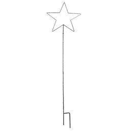 Estrela Para Jardim Com Leds Claro A Pilha