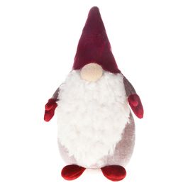 KRINGLE DECORATIVO BEGE / VERMELHO / BRANCO